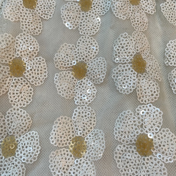 Urban outfitters XS flowered sequined button up - Picture 2 of 4